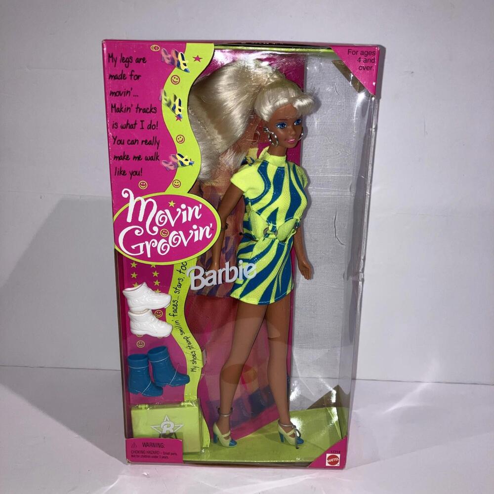 Vintage 1996 Barbie Mattel Movin' Groovin'  #17714 NEW In Box